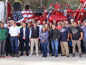 GEFCO Water Well Drilling Rig Production in at Bauer Equipment America branch in Conroe, TX