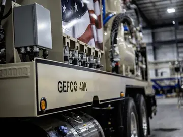 GEFCO Water Well Drilling Rig Production in at Bauer Equipment America branch in Conroe, TX