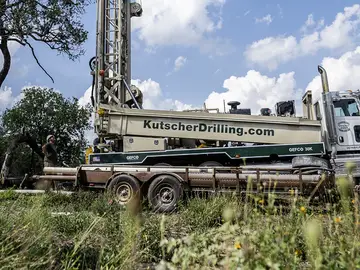 GEFCO Water Well Drilling Rig Production in at Bauer Equipment America branch in Conroe, TX